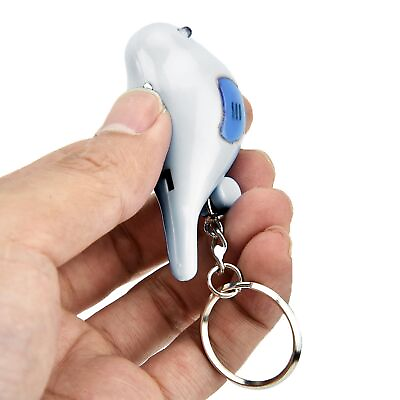 #ad Bird LED Whistle Key Finder Intelligent Voice Control Keychain With Battery $5.10