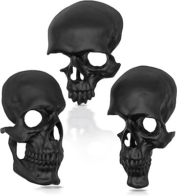 #ad GAVIA Black Skull Decor for Home Skull Wall Decor Gothic Decor Skull Gift $43.69