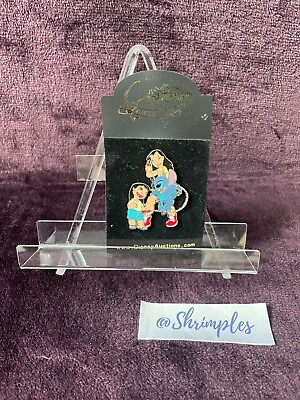#ad DISNEY AUCTIONS PIN Stitch With Lilo and Nano JUMPROPE NEW on Card LE 500 HTF $75.00