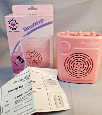 #ad Daisy Rock Girl Guitars SCAMP 3 Watt Portable Amplifier Pink w Box $58.46
