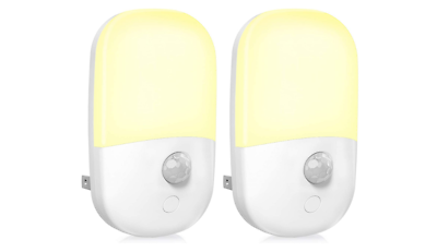 #ad Dimmable Night Led Light Modern Motion Sensor Adjustable Brightness Room 2 Pack $14.00