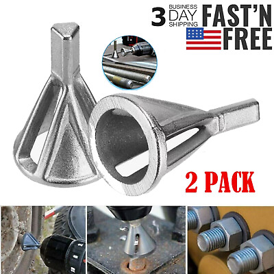 #ad 2PCS Stainless Steel Deburring External Chamfer Tool Remove Burr Tools Drill Bit $7.75