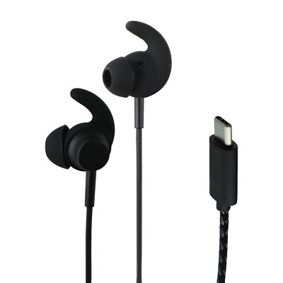 #ad Motorola Razr Denon USB C Earbud Headphones Wired Black $10.99