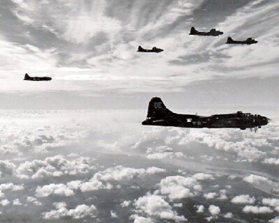#ad USAF Boeing B 17 Flyingfortress Bombers of 396th Bomb Group 8x10 WWII Photo 305a $7.43