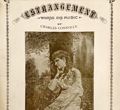 #ad Estrangement Charles Connolly 1891 Sheet Music Victorian Broadway NY Piano DWHH3 $20.00