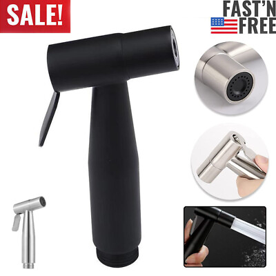 #ad Stainless Steel Toilet Bidet Spray Handheld Shattaf Bathroom Sprayer Shower Head $9.69