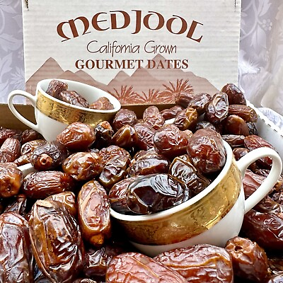 #ad 5lbs Fresh Choice California Medjool Dates Differentiates Size Grown Naturally $18.78