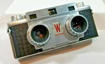 #ad Early Wollensak Stereo #10 35mm 3D Camera Original Box Works Great $399.99