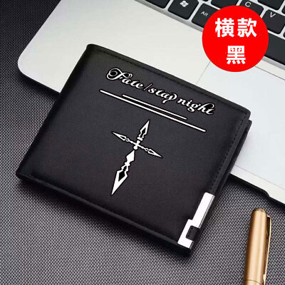 #ad Fate stay night Short Bifold Wallet Cosplay Card Cash Anime Unisex Wallets #9 $15.99