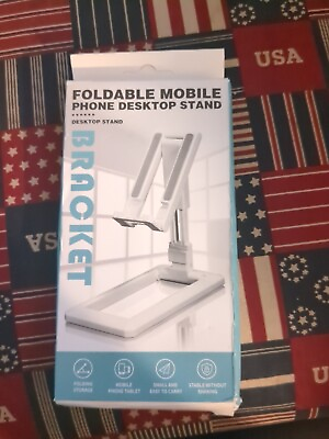 #ad Universal Iphone Stand Portable And Foldable To Pocket Size Table Desk Mount $9.99