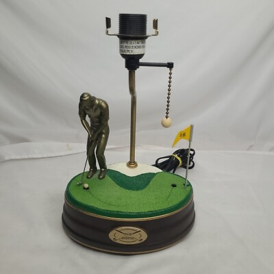 #ad King America Golf Lamp For Birdie Animated Tested No Shade Animation And Sound $149.99