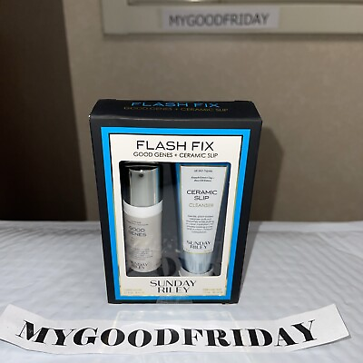 #ad SUNDAY RILEY Flash Fix Facial Kit Good Genes amp; Ceramic Slip $16.99