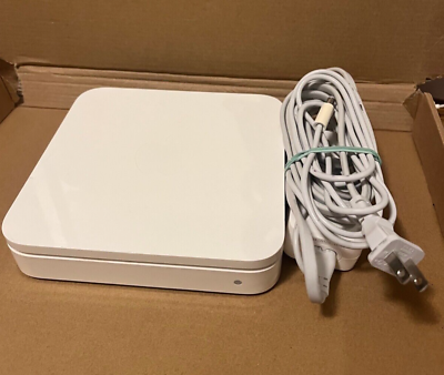 #ad Apple AirPort Extreme 2nd 802.11n Wireless Router w USB A1143 Reset w power $13.49