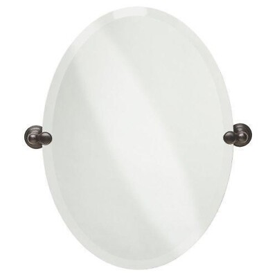 #ad Oval Bathroom Mirror Bronze Providence Delta 134442 $39.99