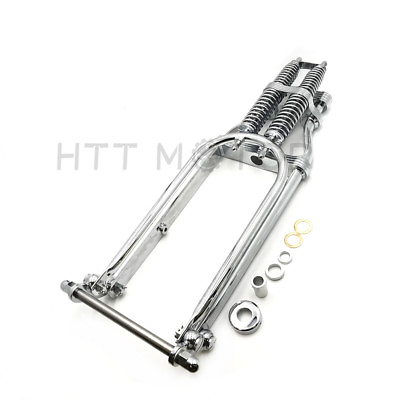 #ad 20quot; 2 Under Chrome Springer Front End With Axle For Harley Chopper Bobber Arched $448.89