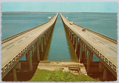 #ad Pensacola Florida Vintage Postcard Interstate 10 Bridge C $5.95