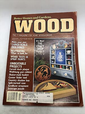 #ad Better Homes Gardens Wood Jan 1991 Gun Cabinet ID:61866 $16.28
