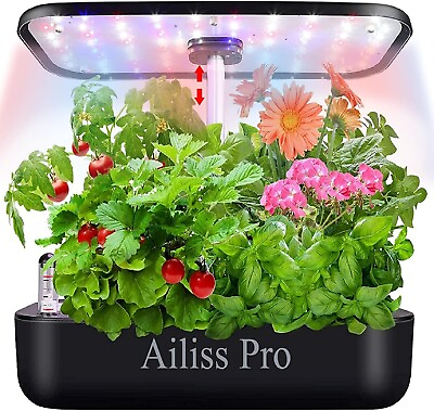 #ad Hydroponics Growing System Indoor Garden Kit 12Pods Indoor Herb Garden New hurr $38.99