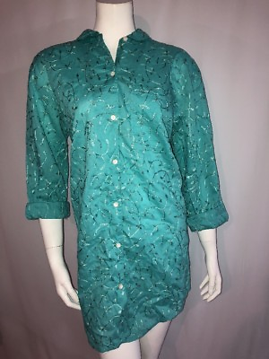 #ad Graham Kandiah Womens Tunic Shirt Long Sleeve Size M $22.99