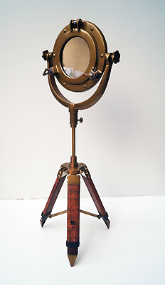#ad Porthole Mirror 10quot; with Table Tripod Stand Maritime Antique Nautical Gift Item $118.27