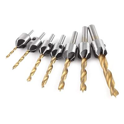 #ad Countersink Drill Bit Set Wood High Speed Steel Counter Sink Drill Bit with ... $24.13