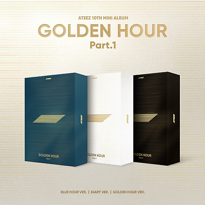 #ad ATEEZ GOLDEN HOUR : Part.1 10th Mini Album POB SEALED $35.00