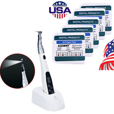 #ad US LED Dental Endo Motor Cordless 16:1 Handpiece Endo Motor Rotary Files $234.68