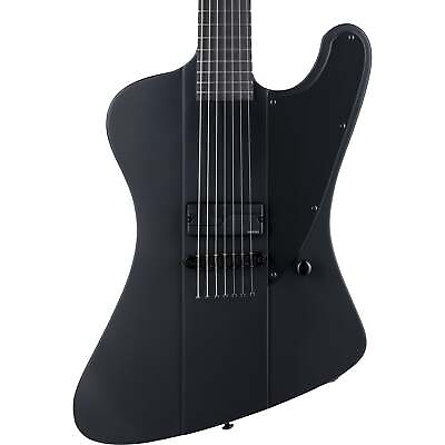 #ad ESP LTD Phoenix 7 Baritone Black Metal Electric Guitar Black Satin $1099.00
