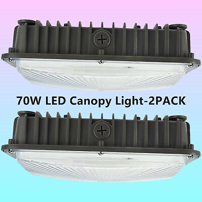 #ad 70W LED Canopy Light Gas Station Garage Lighting Waterproof IP65 110 277V AC $434.95