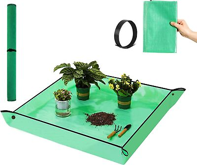 #ad Repotting Mat for Indoor Plants Foldable Waterproof Gardening Mat Portable P... $24.99
