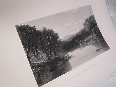#ad RARE 1864 Mount Washington NH Print New Hampshire R Hinshelwood Appleton $30.00