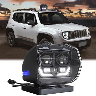 #ad 360° LED Searchlight Remote Control Spotlight For Jeep Marine Boat Car Truck $255.00