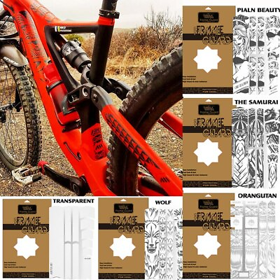 #ad 3D Mountain Bike Scratch Resistant Protect Frame Protector Removeable Sticker $19.88