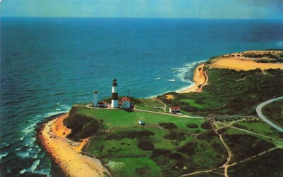 #ad Postcard Montauk Point Lighthouse Long Island New York $10.65
