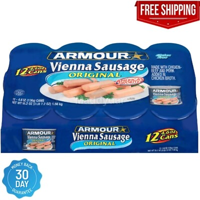 #ad 12 Cans Armour Original Vienna Sausage 4.6 oz $11.01