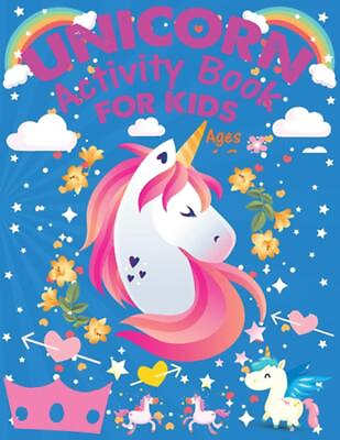 #ad Unicorn Activity Book For Kids Ages 4 8: A Fun Kid Unicorn Workbook Learn The Nu $14.67
