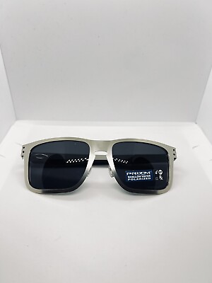 #ad Sunglasses Polarized Silver Frame Black Lenses With Case $50.00