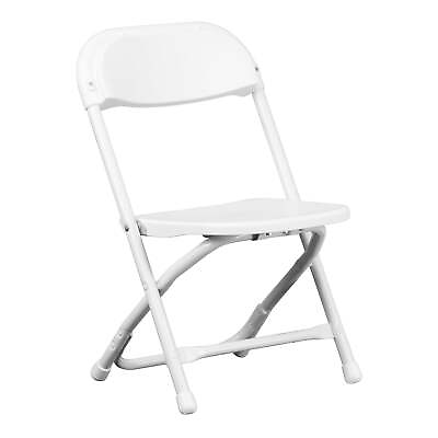 #ad Timmy Kids White Plastic Folding Chair $24.21