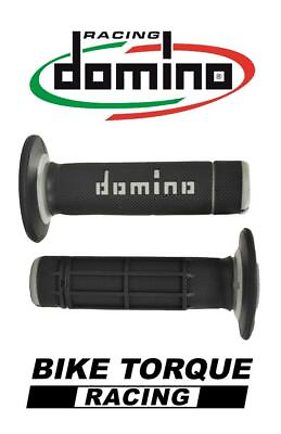 #ad Husaberg FE570 e Domino Diamond Waffle Grips Black Grey GBP 22.95