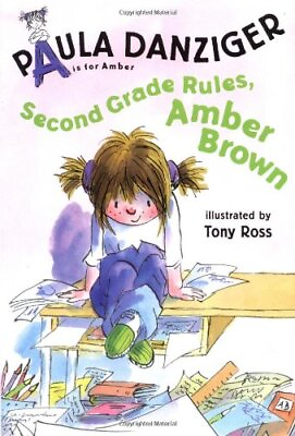 #ad SECOND GRADE RULES AMBER BROWN By Paula Danziger Hardcover **Mint Condition** $19.95