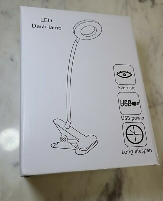 #ad LED Clip Lamp Flexible Light Warm white Daylight NEW $14.99