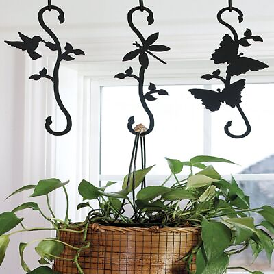 #ad S Hook Decorative Plant Hangers in 7 Styles Made in USA $13.85