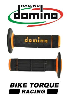 #ad Husaberg FE570 e Domino Diamond Waffle Grips Black Orange GBP 22.95