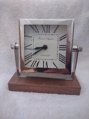 #ad Russel Square Hudderdfield Desk Clock $12.50