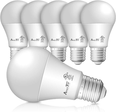 #ad A19 LED Light Bulbs 6 Pack Efficient 9W 60W Equivalent $22.16