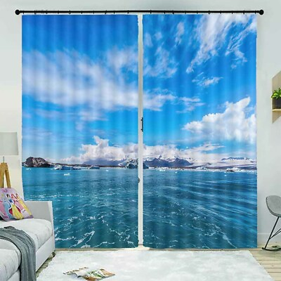#ad Struggling Bubble Water 3D Curtain Blockout Photo Printing Curtains Drape Fabric AU $329.99