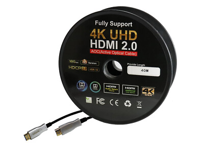 #ad 49 to 328FT HDMI AOC Cable Active Fiber Optic HDTV 4K 60Hz 18Gb HDR ARC HDCP 2.2 $74.25