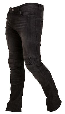 #ad Stretch Panel Motorcycle Armored Jeans for Men Denim Protective Motorbike Pants $53.00