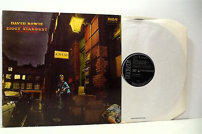 #ad DAVID BOWIE ziggy stardust LP EX VG NL83843 vinyl album 1985 reissue glam $76.65