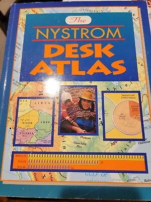 #ad The Nystrom Desk Atlas Paperback 1994 $3.99